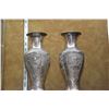 Image 2 : CHINESE EXPORT SILVER VASES ON STANDS (TESTED SILVER)