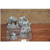 Image 2 : COLLECTION OF THAI ELEPHANT OPIUM WEIGHTS (6 PCS)