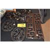 Image 1 : WOOD CARVINGS & PARTS (7 PCS)