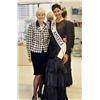 Image 1 : Woven Cocktail Dress, Black, Size Unknown (Was Worn by Mrs. America 2000, Leslie Lam)
