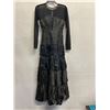 Image 2 : Woven Cocktail Dress, Black, Size Unknown (Was Worn by Mrs. America 2000, Leslie Lam)