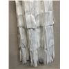 Image 4 : Woven Cocktail Long Dress, White, New - No Tag  (faint stains)