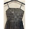 Image 2 : Woven Cocktail Swing Gown, Black, Size 4, New with Tag (retail $2700)