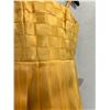 Image 5 : Woven Cocktail Swing Gown, Gold, Size 10, New with Tag (retail $2700)