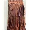 Image 3 : Woven Cocktail Swing Gown, Brown, Size 8, New - No Tag