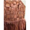 Image 5 : Woven Cocktail Swing Gown, Brown, Size 8, New - No Tag