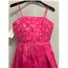 Image 2 : Woven Cocktail Swing Gown, Hot Pink, Size 6, New with Tag (retail $2700)