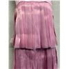 Image 3 : Woven Cocktail Swing Gown, Pink, Size 4, New with Tag (retail $2700), Has stain on strap