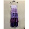 Image 7 : Woven Cocktail Swing Gown, Purple, Size 4, New with Tag (retail $2700)