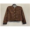 Image 1 : Woven Rich Brown Jacket w/ State of Hawaii Buttons, New, No Tag (Probably Small/Med)