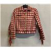 Image 1 : Woven Scarlet-Gold Jacket w/ Hawaii Buttons, Size S, New with Tag (retail $1500)