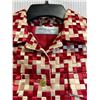 Image 2 : Woven Scarlet-Gold Jacket w/ Hawaii Buttons, Size S, New with Tag (retail $1500)