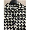 Image 2 : Woven Black-White Fiji Jacket w/ Fringe, Size S, New with Tag (retail $1500), Faint Stains