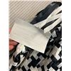 Image 4 : Woven Black-White Fiji Jacket w/ Fringe, Size L, New with Tag (retail $1500)