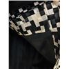 Image 3 : Woven Black-White Jacket w/ Fringe, Size M, New - No Tag