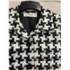 Image 2 : Woven Black-White Fiji Jacket w/ Fringe, Size XL, Has Tag (Retail $1500), Faint Stains