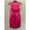 Image 1 : Woven Cocktail Dress, Hot Pink, Size 4, New with Tag (retail $950)