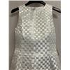 Image 2 : Woven Cocktail Dress, White, Size 8, New with Tag (retail $950)