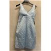 Image 1 : Woven Bias Top Dress - Chiffon, Lt. Blue, Size 10, New with Tag (retail $850)