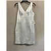 Image 1 : Woven Bias Top Dress - Chiffon, White, Size 12, New with Tag (retail $850)