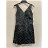 Image 1 : Woven Bias Top Dress - Chiffon, Black, Size 10, New with Tag (retail $850)