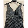 Image 2 : Woven Bias Top Dress - Chiffon, Black, Size 10, New with Tag (retail $850)