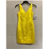 Image 1 : Woven Bias Top Dress - Chiffon, Yellow, Size 2, New with Tag (retail $850)