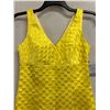 Image 2 : Woven Bias Top Dress - Chiffon, Yellow, Size 2, New with Tag (retail $850)