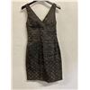 Image 1 : Woven Bias Top Dress - Chiffon, Brown, New - No Tag