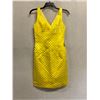 Image 1 : Woven Bias Top Dress - Chiffon, Yellow, Size 6, New with Tag (retail $850)
