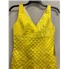 Image 2 : Woven Bias Top Dress - Chiffon, Yellow, Size 6, New with Tag (retail $850)
