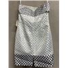 Image 8 : Woven Strapless Cocktail Dress, Silver, Size 12, New with Tag (retail $1500)