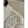Image 3 : Woven Satin and Grosgrain Blazer, White, No Tag, Has Stains