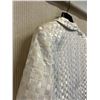 Image 9 : Woven Satin and Grosgrain Blazer, White, No Tag, Has Stains
