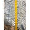 Image 9 : Woven Lt. Gray Satin and Chiffon Jacket, Hidden Magnetic Buttons, No Tag, Faint Stains