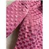 Image 3 : Woven Dusty Pink Satin and Chiffon Jacket, Size 6, New, No Tag (Retail $1250)