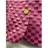 Image 4 : Woven Dusty Pink Satin and Chiffon Jacket, Size 6, New, No Tag (Retail $1250)