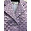 Image 2 : Woven Lilac Satin and Chiffon Jacket, Size 8, New, No Tag