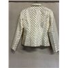 Image 8 : Woven Ivory Jacket, Size 6, New with Tag (Retail $1250)