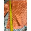 Image 8 : Woven Peach Satin and Chiffon Jacket, Size 6, New with Tag (Retail $1250)