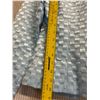 Image 7 : Woven Powder Blue Satin and Chiffon Jacket, No Tag, Missing Buttons (Small Stain)