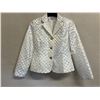 Image 1 : Woven White Jacket, Size 6, New with Tag (Retail $1250)