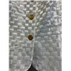Image 3 : Woven White Jacket, Size 6, New with Tag (Retail $1250)
