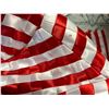 Image 10 : Woven Striped Double Button Blazer - Satin, Red & White, Size 6, With Tag, Faint Stains Retail $1650