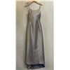 Image 1 : Woven Cocktail Long Dress, White & Brown, New - No Tag (Bust Approx. 34", Waist 32")