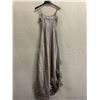 Image 10 : Christina von Fieandt Woven Cocktail Long Dress, White & Brown, New - No Tag (Bust 32", Waist 28")