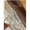 Image 3 : Woven Cream Satin Zippered Shorts, Lined, Size 6 (?), New, No Tag (Retail $250)