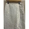 Image 2 : Long Woven White Satin & Chiffon Skirt w/ Ribbon Ties, Size 6, New with Tag (Orig. Retail $750)