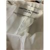 Image 13 : Long White Satin/Organza Skirt and Ribbed Bustier Top, New, No Tag, Size Unknown