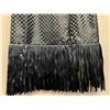 Image 3 : Woven Black Satin Oahu Skirt, Size 10, New with Tag (Retail $550)